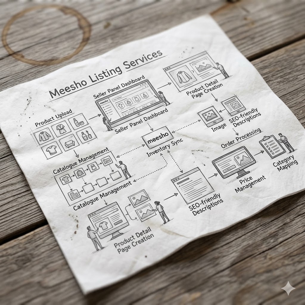 Meesho Product listing by a Famed best Meesho Product listing in Delhi & Meesho Product listing in Delhi