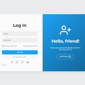 Login/Sign Up Form with Flip Effect