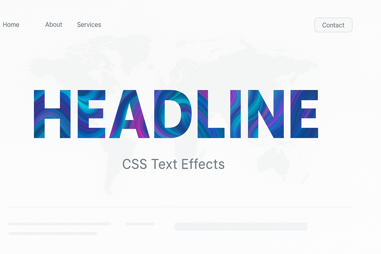 CSS Text Effects - Brilliant Background Tricks in 2025