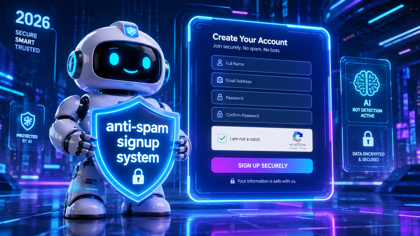 Brilliant Anti-Spam Signup System